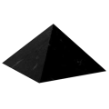 Pyramida šungit leštěná 3x3cm